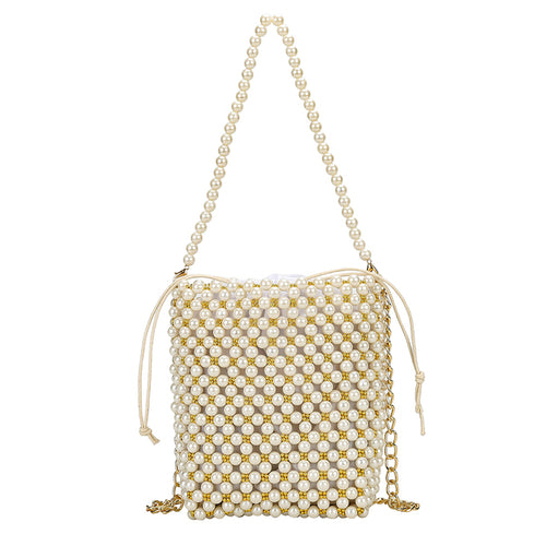 Pearl Clutches Purse Handbag
