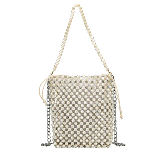 Pearl Clutches Purse Handbag